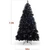 imageBest Choice Products Artificial Ivory Pampas Christmas Tree 75ft Premium Deluxe Unlit Pampas Grass Holiday Dcor Easy Assembly Metal BaseBlack