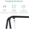 imageBest Choice Products Hammock Chair Stand 75in Tall Heavy Duty Indoor Outdoor Steel Hanging Base wHardware  Stand Only