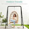 imageBest Choice Products Hammock Chair Stand 75in Tall Heavy Duty Indoor Outdoor Steel Hanging Base wHardware  Stand Only