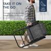 imageBest Choice Products Outdoor Folding Rocking Chair Zero Gravity Lounge Chair Patio Rocker wHeadrest Pillow  Cobalt BlueGray