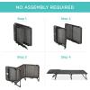 imageBest Choice Products Patio Chaise Lounge Chair Portable Outdoor Folding Recliner for Lawn w 8 Positions Handles 300lb Capacity  GrayGrey