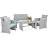 Gray/Pastel Blue