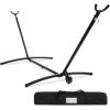 imageBest Choice Products Portable HeavyDuty 9ft Steel Hammock Stand wBuiltin Wheel Carrying Case WeatherResistant Finish 450lb Capacity