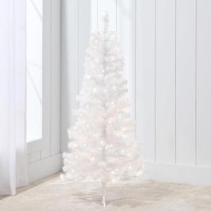 imageBest Choice Products 4ft Prelit Christmas Tree Artificial Mini Tree Perfect for Kids Apartments Bedroom with Twinkling LED Lights  LavenderWhite
