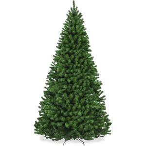 imageBest Choice Products Artificial Christmas Tree 6ft Premium Unlit Realistic Spruce Holiday Dcor wDense Branches Easy Assembly Metal Base12ft