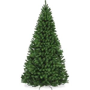 imageBest Choice Products Artificial Christmas Tree 6ft Premium Unlit Realistic Spruce Holiday Dcor wDense Branches Easy Assembly Metal Base9ft