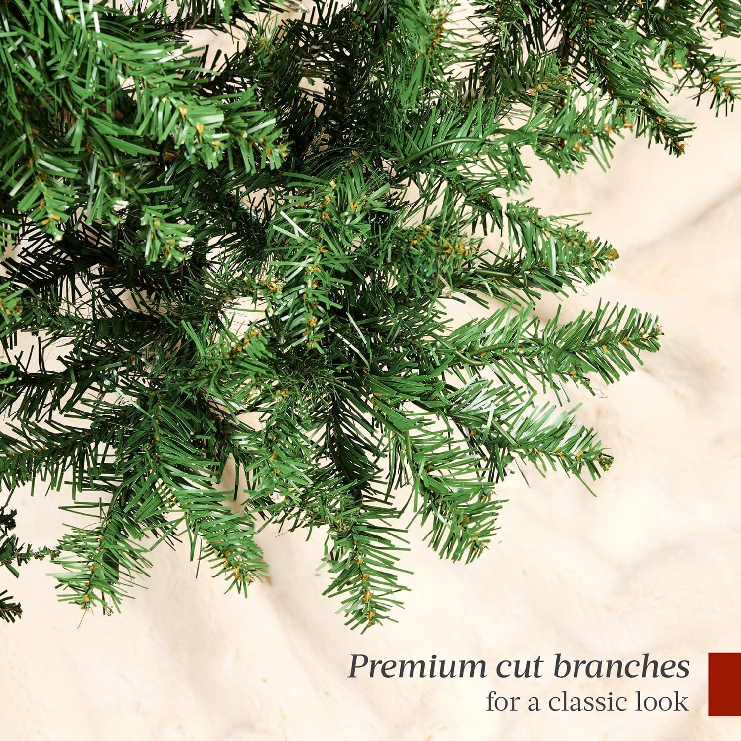imageBest Choice Products Douglas Fir Christmas Tree 6ft Unlit Artificial Full Fir Holiday Decoration Realistic Appearance wMetal Stand75ft