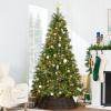 imageBest Choice Products 36in Christmas Tree Collar Woven Hyacinth 3Piece Holiday Rattan Tree Skirt Accessory for Home wCord CutOut  NaturalEspresso