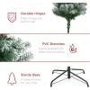 imageBest Choice Products 6ft PreDecorated Holiday Christmas Tree for Home Office Party Decoration w 1000 PVC Branch Tips Partially Flocked Design Pine Cones Metal Hinges ampamp Base6ft