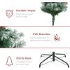 imageBest Choice Products 6ft PreDecorated Holiday Christmas Tree for Home Office Party Decoration w 1000 PVC Branch Tips Partially Flocked Design Pine Cones Metal Hinges ampamp Base75ft