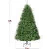 imageBest Choice Products Douglas Fir Christmas Tree 6ft Unlit Artificial Full Fir Holiday Decoration Realistic Appearance wMetal Stand12ft