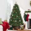 imageBest Choice Products Douglas Fir Christmas Tree 6ft Unlit Artificial Full Fir Holiday Decoration Realistic Appearance wMetal Stand75ft