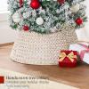 imageBest Choice Products Flocked Pencil Christmas Tree PreLit Slim Artificial Holiday Decoration 6ft Lighted Skinny wBase Warm White LightsDual WhiteMulti Color Lights
