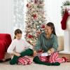 imageBest Choice Products Flocked Pencil Christmas Tree PreLit Slim Artificial Holiday Decoration 6ft Lighted Skinny wBase Warm White LightsWhite Lights