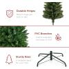 imageBest Choice Products 6ft Black Artificial Holiday Christmas Pencil Tree for Home Office Party Decoration w 608 Tips Metal Hinges ampamp BaseGreen