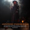 imageBest Choice Products Animatronic Roaming Creepy Doll Halloween Decoration Haunted Holly Sound Activated Holiday Prop wLightUp LED Eyes PreRecorded Phrases5ft Witch