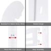 imageBest Choice Products 4ft Outdoor Nativity Scene WeatherResistant Decor Christmas Holy Family Yard Decoration WaterResistant PVC  WhiteWhite