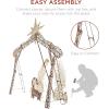 imageBest Choice Products 6ft Lighted Outdoor Nativity Scene Christmas Holy Family Yard Decoration w 190 LED Lights Stakes Zip Ties