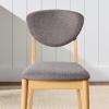 imageBest Choice Products Dining Chairs Set of 2 MidCentury Modern Upholstered Wood Armless wSeat Cushion Padded Backrest  WalnutOliveLight OakMedium Gray