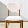 imageBest Choice Products Dining Chairs Set of 2 MidCentury Modern Upholstered Wood Armless wSeat Cushion Padded Backrest  WalnutOliveWalnutCream
