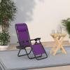 imageBest Choice Products Set of 2 Adjustable Steel Mesh Zero Gravity Lounge Chair Recliners wPillows and Cup Holder Trays  Sage GreenAmethyst Purple