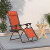 imageBest Choice Products Set of 2 Adjustable Steel Mesh Zero Gravity Lounge Chair Recliners wPillows and Cup Holder Trays  Sage GreenBurnt Orange