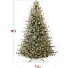 imageBest Choice Products 75ft PreLit Cashmere Christmas Tree Premium SemiFlocked Artificial Holiday Decor wCordless Connection 2in1 LED Lights12ft