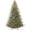 imageBest Choice Products 75ft PreLit Cashmere Christmas Tree Premium SemiFlocked Artificial Holiday Decor wCordless Connection 2in1 LED Lights12ft