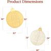 imageBest Choice Products 2pc Lighted PopUp Outdoor Christmas Ornament Set Holiday Ball Decoration w 180 LED Lights 8 Light Functions  RedGreenGoldWhite