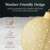 imageBest Choice Products 2pc Lighted PopUp Outdoor Christmas Ornament Set Holiday Ball Decoration w 180 LED Lights 8 Light Functions  RedGreenRedGold