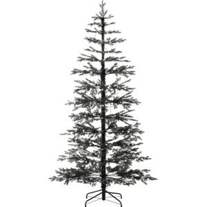 imageBest Choice Products PreLit Sparse Christmas Tree 9ft Artificial Pine Holiday Dcor Aspen Noble Fir w 2in1 White ampamp Multicolor LED LightsBlack