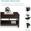 imageBest Choice Products Lift Top Coffee Table with Hidden Storage Accent Table Furniture for Living Room Display Shelves  WhiteBrownEspresso