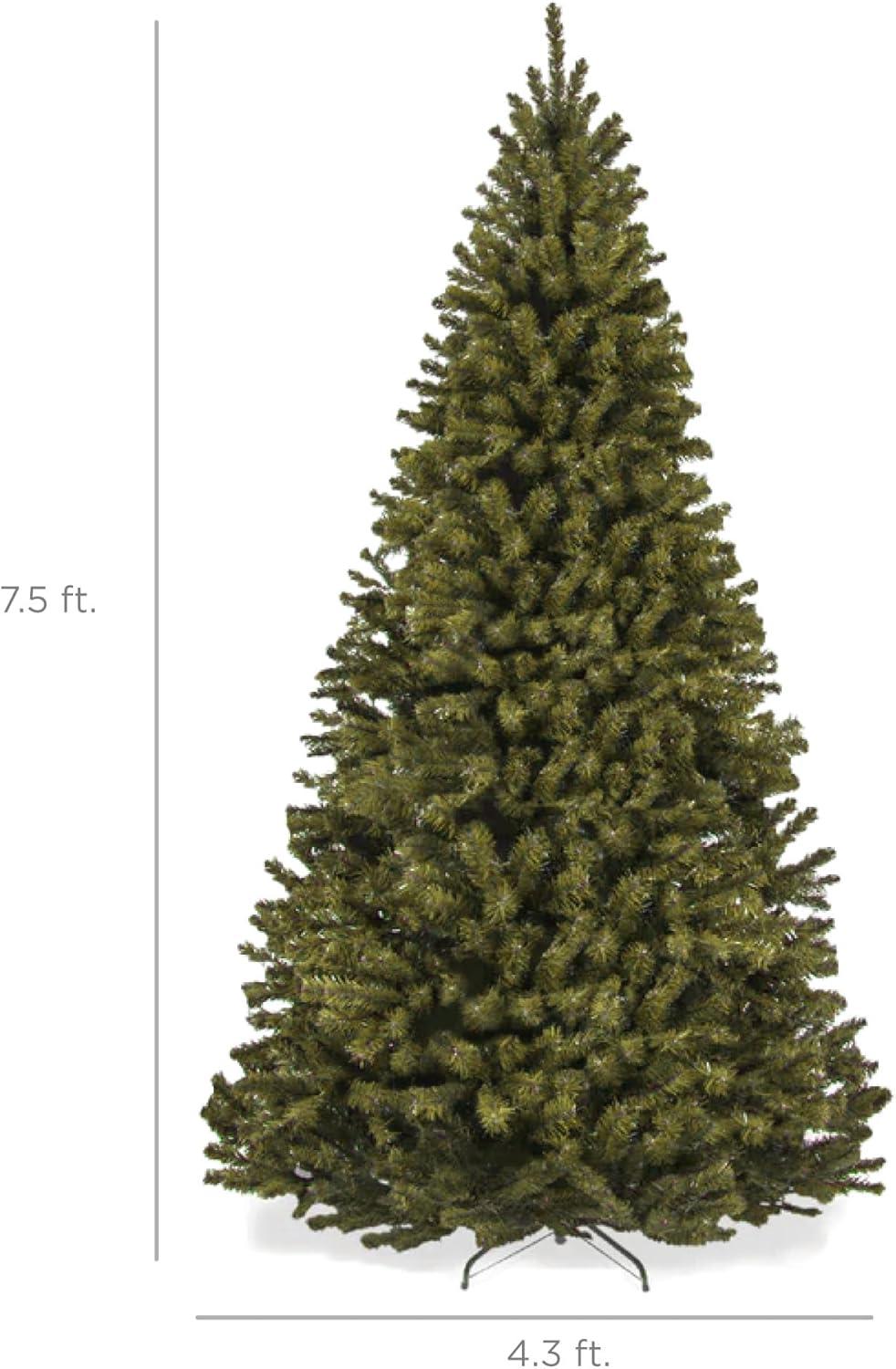 imageBest Choice Products Artificial Frosted Christmas Tree 6ft Premium Unlit Realistic Spruce Holiday Dcor wDense Branches Metal Base  Blue SpruceGreen Spruce