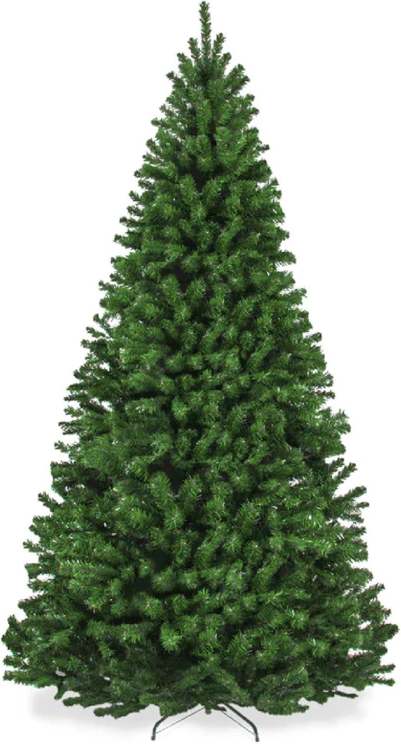 imageBest Choice Products Artificial Frosted Christmas Tree 6ft Premium Unlit Realistic Spruce Holiday Dcor wDense Branches Metal Base  Blue SpruceGreen Spruce