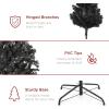 imageBest Choice Products Artificial Frosted Christmas Tree 6ft Premium PreLit Realistic Spruce Holiday Dcor wDense Branches Metal Base  Blue SpruceBlack Spruce
