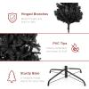 imageBest Choice Products Artificial Frosted Christmas Tree 6ft Premium Unlit Realistic Spruce Holiday Dcor wDense Branches Metal Base  Blue SpruceBlack Spruce