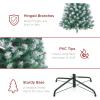 imageBest Choice Products Artificial Frosted Christmas Tree 6ft Premium Unlit Realistic Spruce Holiday Dcor wDense Branches Metal Base  Blue SpruceFrosted Blue Spruce