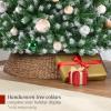 imageBest Choice Products Artificial Frosted Christmas Tree 6ft Premium Unlit Realistic Spruce Holiday Dcor wDense Branches Metal Base  Blue SpruceFrosted Green Spruce