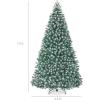 imageBest Choice Products Artificial Frosted Christmas Tree 6ft Premium Unlit Realistic Spruce Holiday Dcor wDense Branches Metal Base  Blue SpruceFrosted Blue Spruce