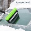 imageBest Choice Products Snow Brush with Squeegee ampamp Ice Scraper Up to 39quot Extendable Foam Grip 270 Pivoting Snow Brush for Car Truck SUV Storage Bag Included  LimeLime