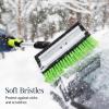 imageBest Choice Products Snow Brush with Squeegee ampamp Ice Scraper Up to 39quot Extendable Foam Grip 270 Pivoting Snow Brush for Car Truck SUV Storage Bag Included  LimeLime