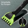 imageBest Choice Products Snow Brush with Squeegee ampamp Ice Scraper Up to 39quot Extendable Foam Grip 270 Pivoting Snow Brush for Car Truck SUV Storage Bag Included  LimeLime