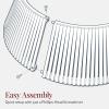 imageBest Choice Products 36in Christmas Tree Collar Solid Wood Slatted Tree Skirt Holiday Accessory for Home  WalnutNatural
