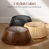 imageBest Choice Products 36in Christmas Tree Collar Solid Wood Slatted Tree Skirt Holiday Accessory for Home  WalnutNatural