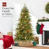 imageBest Choice Products 36in Christmas Tree Collar Solid Wood Slatted Tree Skirt Holiday Accessory for Home  WalnutNatural