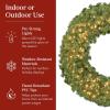 imageBest Choice Products 36in PreLit Christmas Wreath wBerries ampamp Pinecones Large Artificial IndoorOutdoor Decor for Door Mantel wRed Bow PluginGreen Spruce