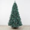imageBest Choice Products 6ft PreDecorated Holiday Christmas Tree for Home Office Party Decoration w1000 Tips Pinecones Metal Base  Blue SpruceBlue Spruce