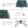 imageBest Choice Products 6ft PreDecorated Holiday Christmas Tree for Home Office Party Decoration w1000 Tips Pinecones Metal Base  Blue SpruceBlue Spruce