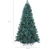 imageBest Choice Products 6ft PreDecorated Holiday Christmas Tree for Home Office Party Decoration w1000 Tips Pinecones Metal Base  Blue SpruceBlue Spruce