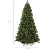 imageBest Choice Products 6ft PreDecorated Holiday Christmas Tree for Home Office Party Decoration w1000 Tips Pinecones Metal Base  Blue SpruceGreen
